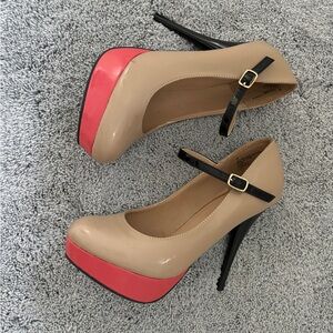 Color Block Heels